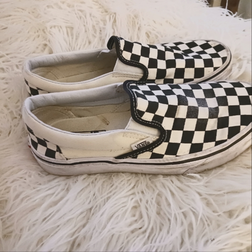 Original Checkerboard Vans men's 6.5 worn less than 5 times in  new condition